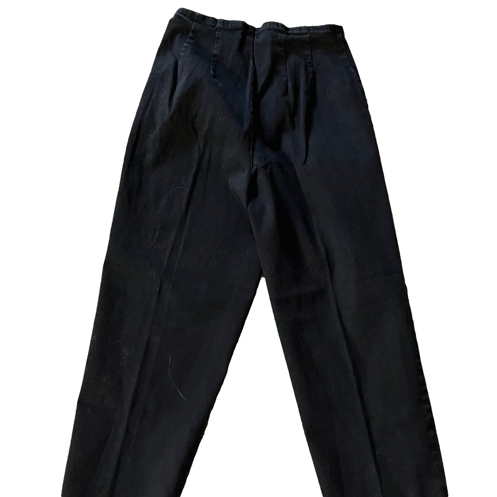 Vintage Moda International Black Ankle Length Pants with spandex Size 6